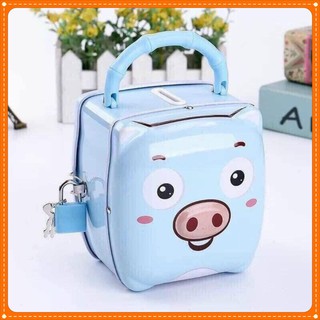 Két sắt mini hình heo cute