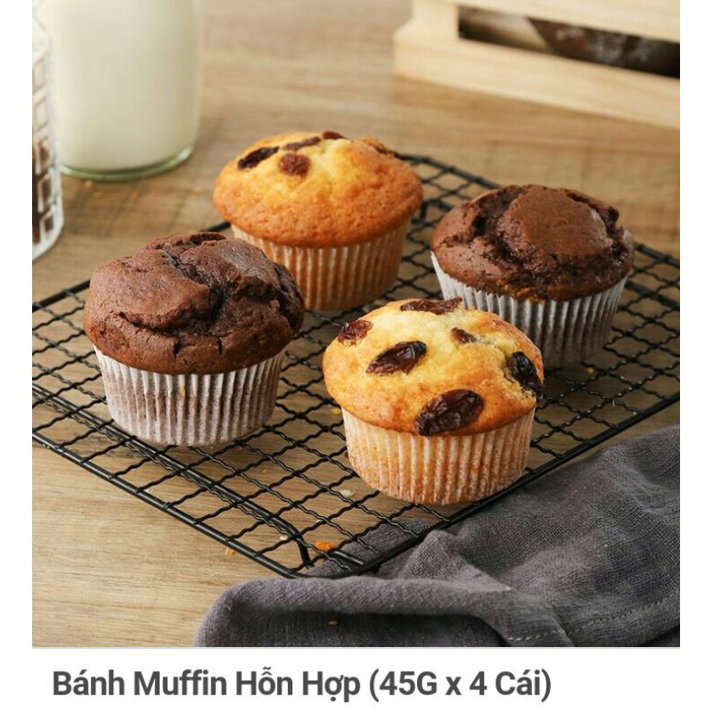Bánh Muffin Hỗn Hợp (45G 4 Cái)