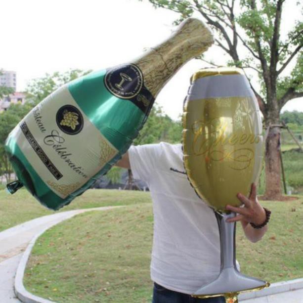 Set Cặp bóng ly và chai Ly champagne