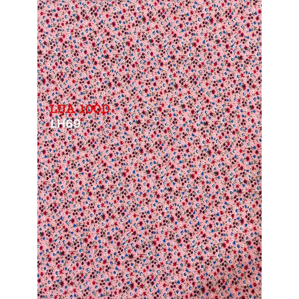 VẢI LỤA 100D HOA NHÍ - DÒNG VẢI THÔNG DỤNG - 1 MÉT X 1M5