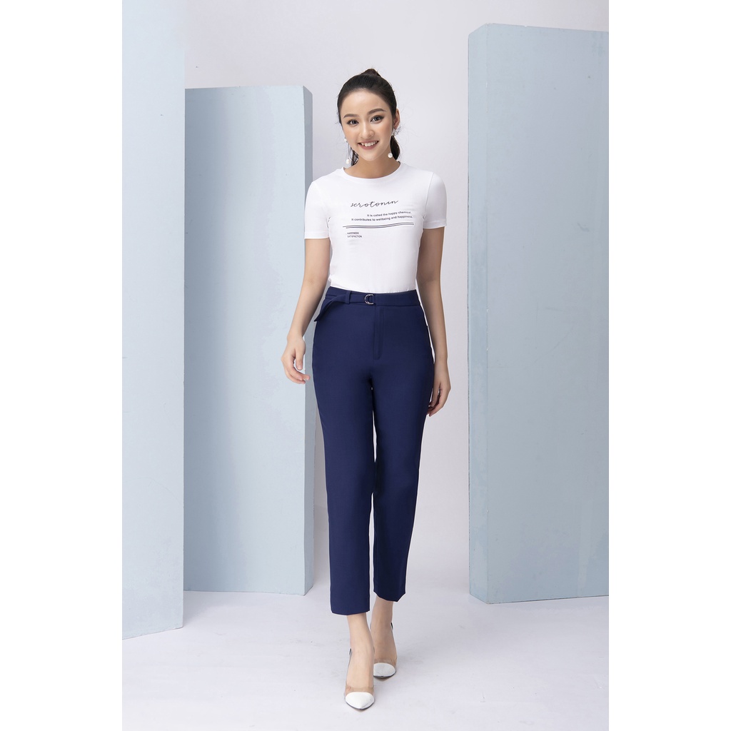 Quần Baggy Nữ Lưng Cao LUPERI Chất Liệu Thái Lạnh Mềm Mịn, Co Giãn Nhẹ, Không Co Nhăn, Không Bai Xù LFQD2119