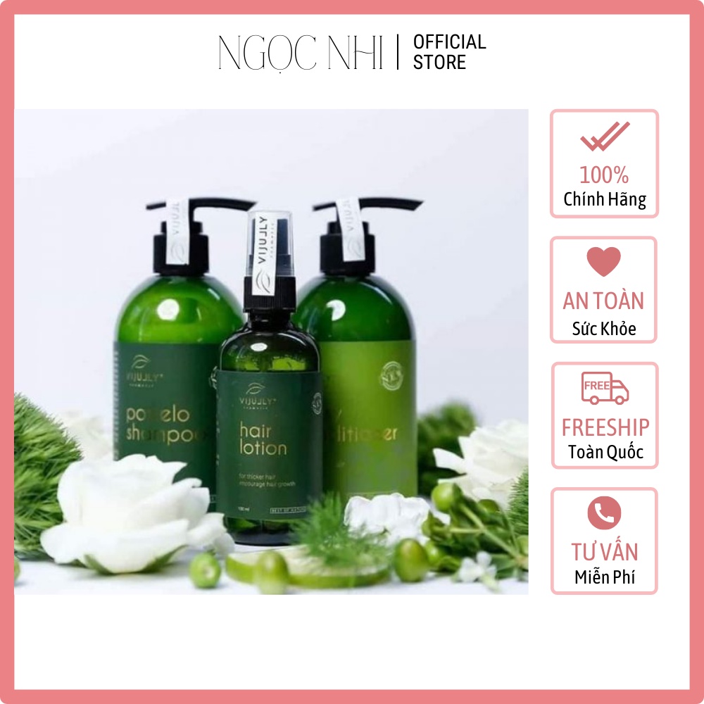 Combo dưỡng tóc - kích mọc tóc Vijully  Vi Jully