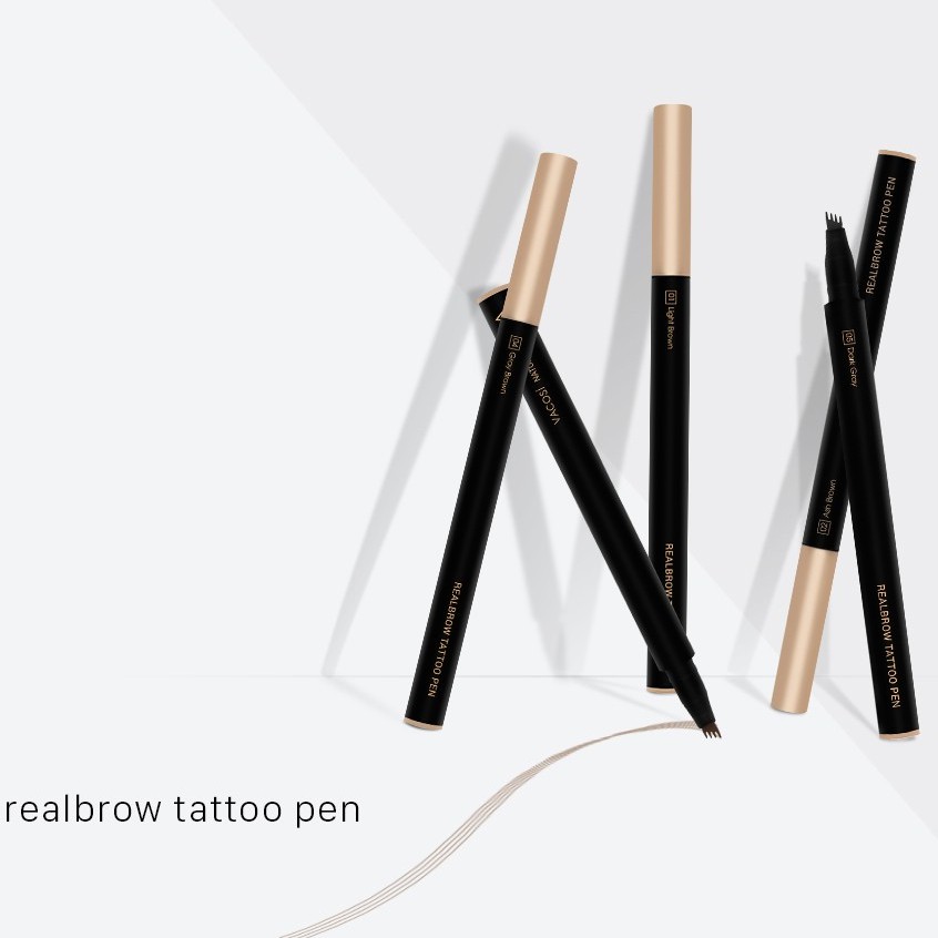 Bút Kẻ Chân Mày 4D Dạng Sợi VACOSI NATURAL STUDIO REAL BROW TATTOO PEN | BigBuy360 - bigbuy360.vn