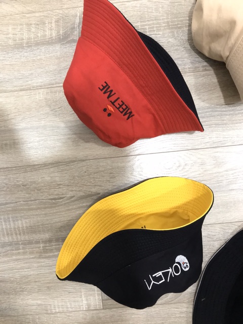 NÓN BUCKET 2 mặt - MEET ME - okay