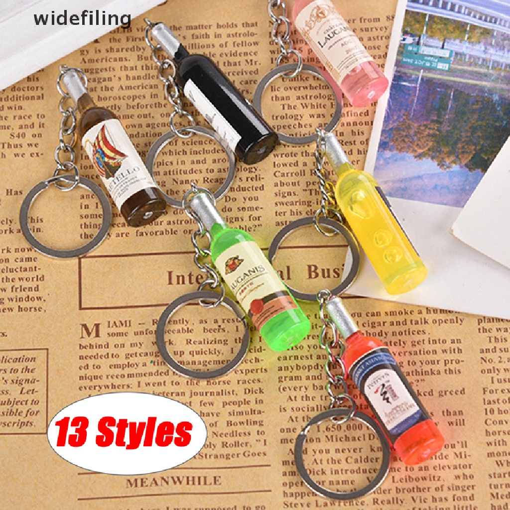 Móc khóa acrylic hình chai rượu độc đáo