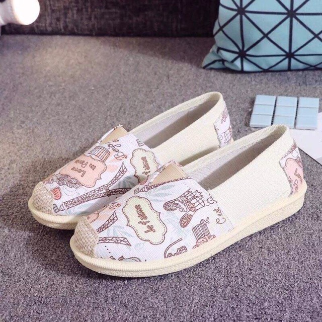 Giầy slip-on vải bố chất lượng cao cấp | BigBuy360 - bigbuy360.vn