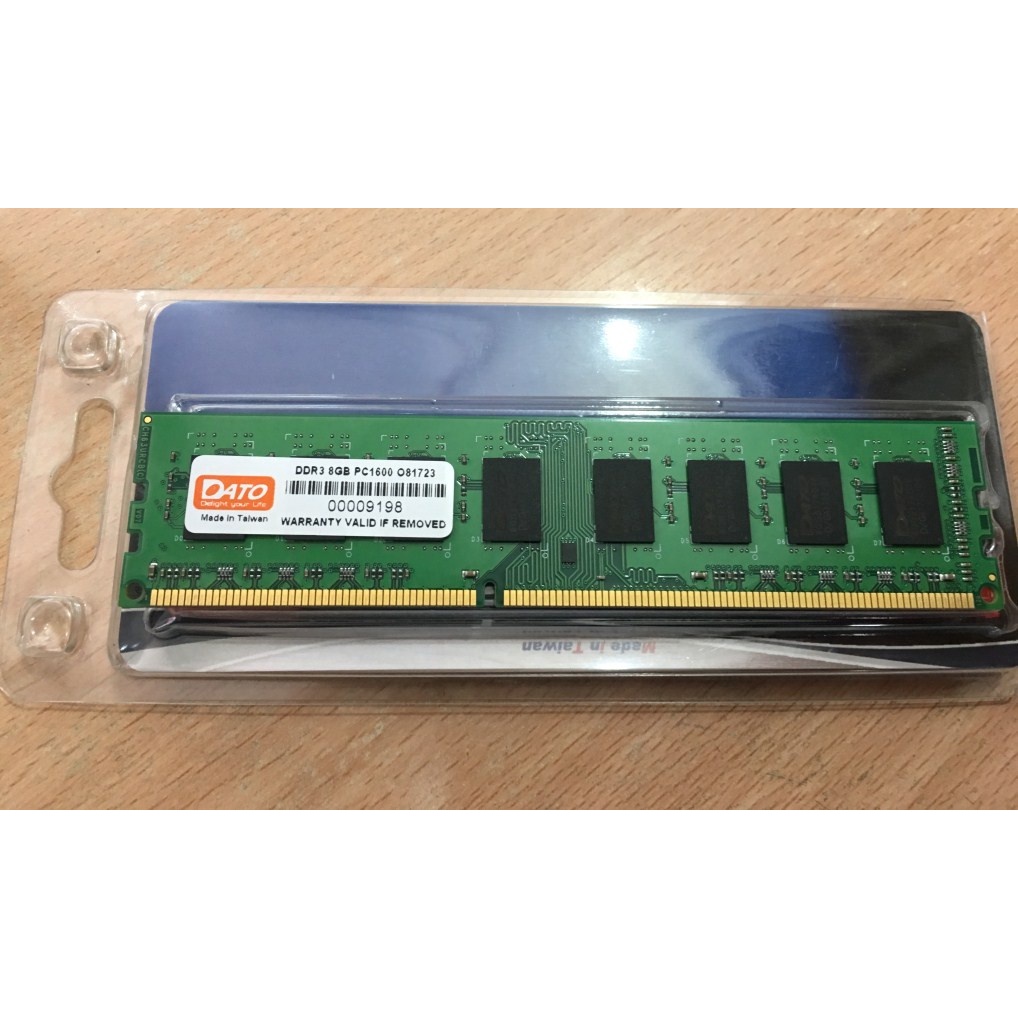 Ram DATO DDR3 8GB Bus 1600MHz