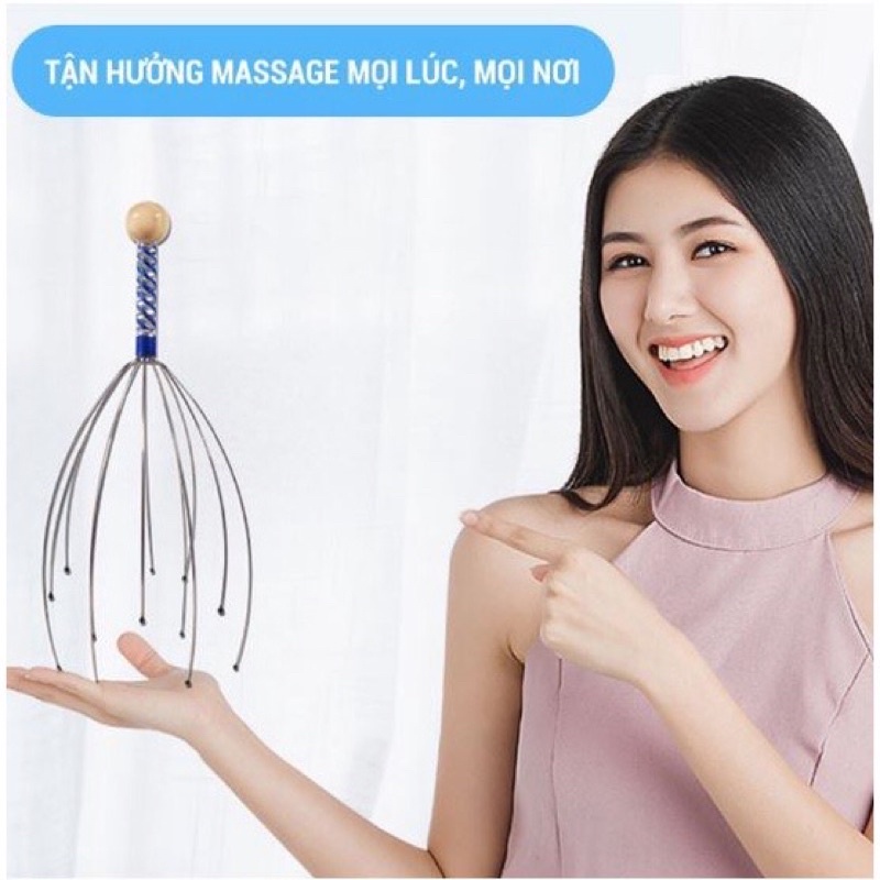 Cây Massage Đầu Thư Giãn Thông Minh Giúp Thư Giãn Giảm Căng Thẳng