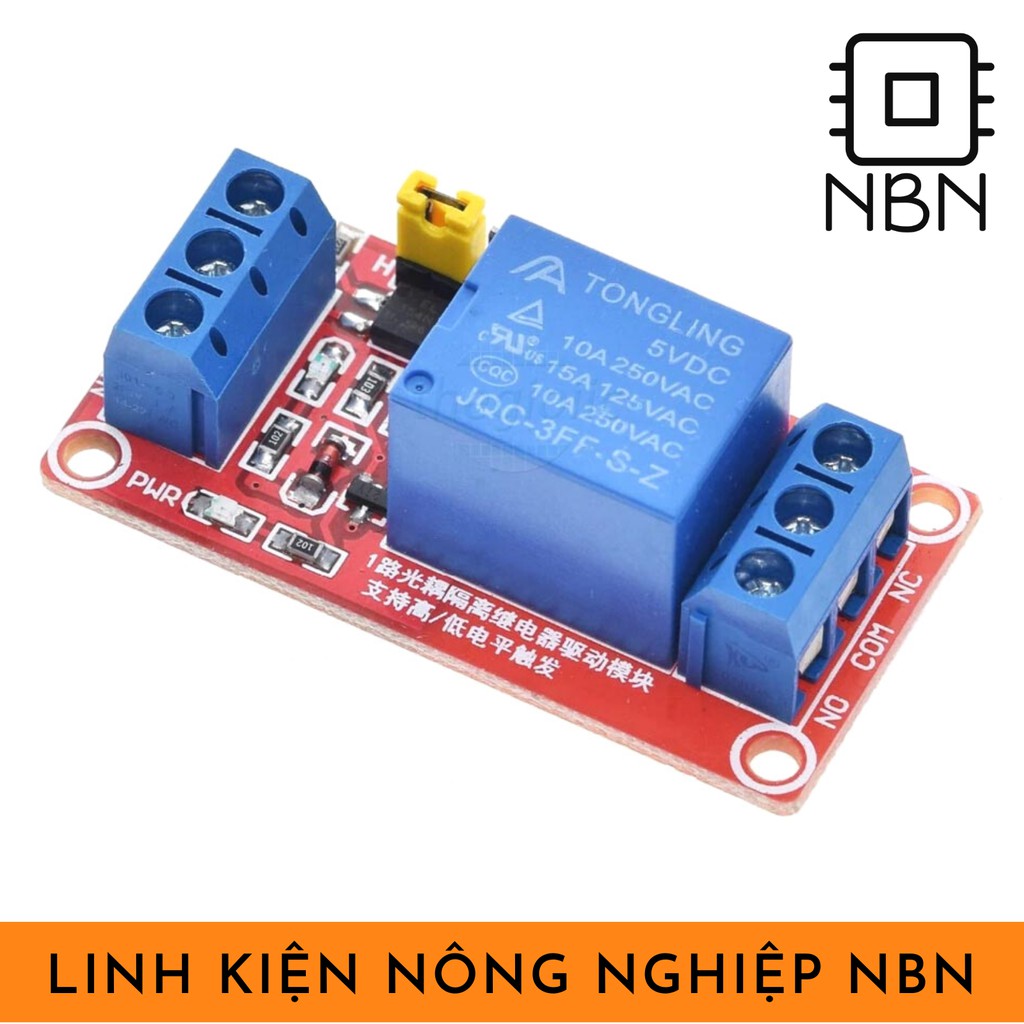 Module Relay 5VDC 2 chế độ kích mức H/L