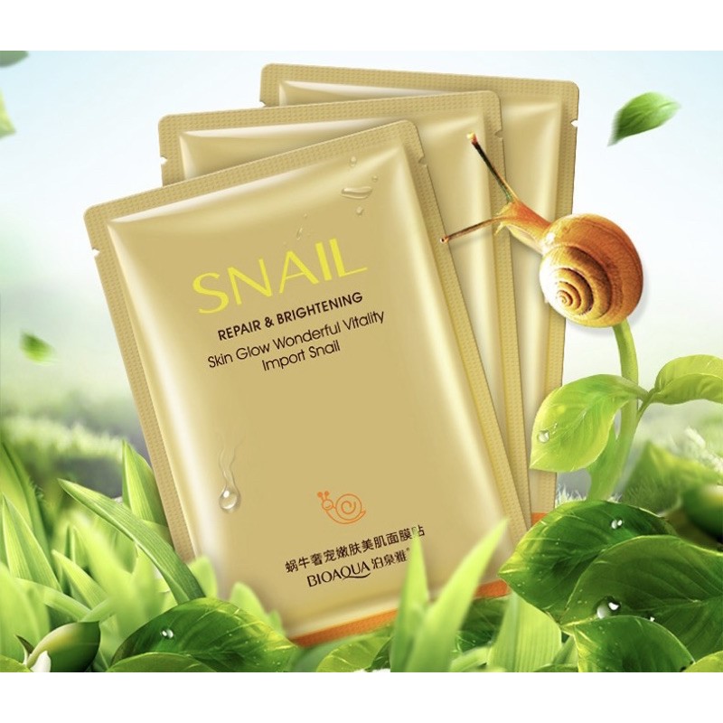 1 MIẾNG MẶT NẠ ỐC SÊN BIOAQUA