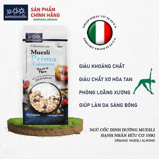 Ngũ Cốc Hạnh Nhân Dinh Dưỡng Hữu Cơ Sottolestelle - Thức Uống Dinh Dưỡng, Hỗ Trợ Giảm Cân 350g