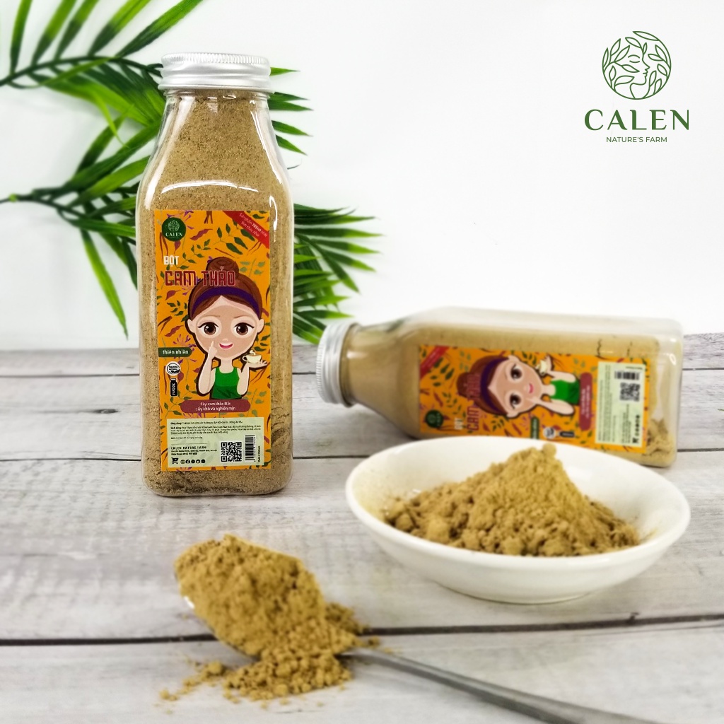 Bột cam thảo đắp mặt nguyên chất trắng da Calen  Calen Herb Powder