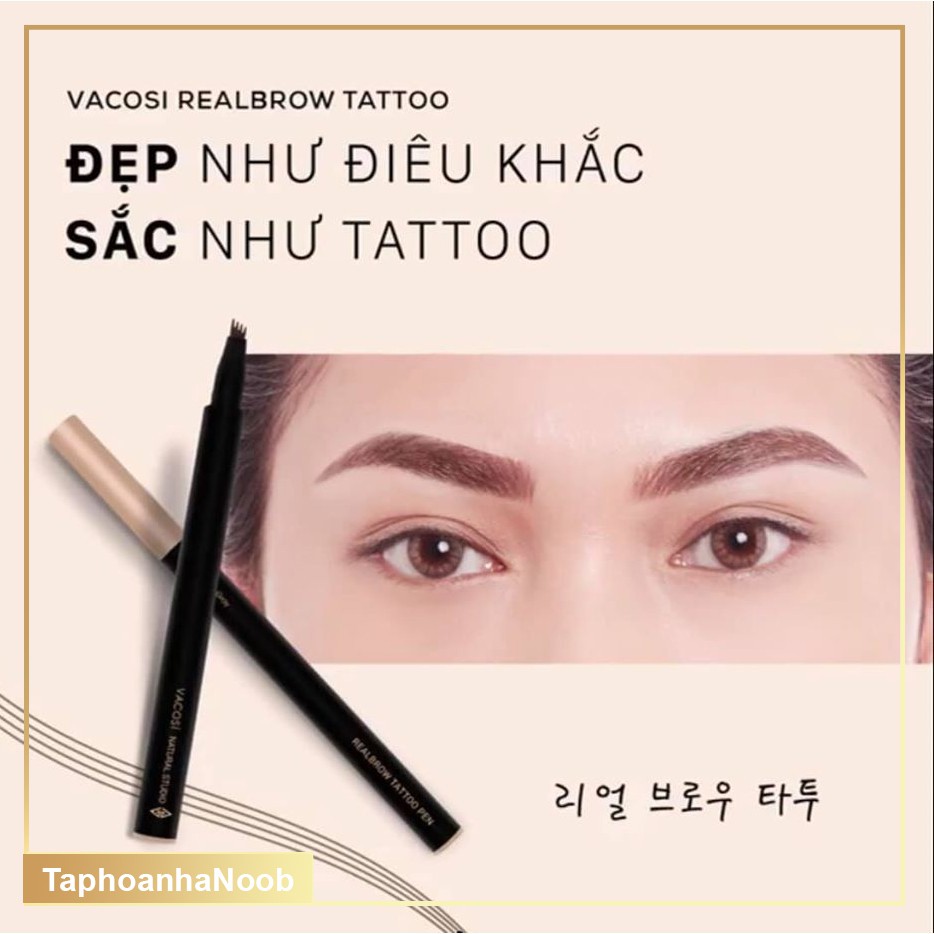 Bút nước phẩy sợi chân mày Vacosi Realbrow Tattoo | WebRaoVat - webraovat.net.vn