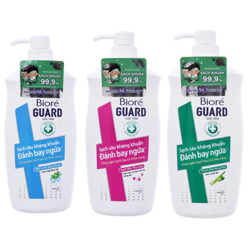 SỮA TẮM BIORE GUARD SẠCH SÂU KHÁNG KHUẨN 800G