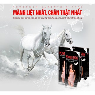 Bao cao su siêu mỏng Power Men Super thin