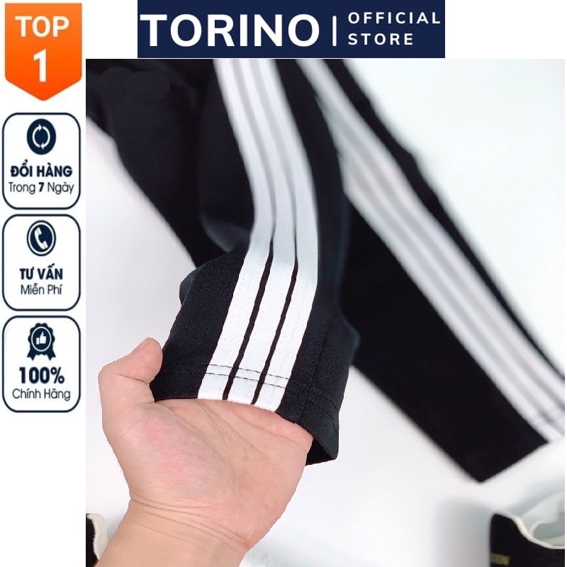 Quần Thể Thao 3 Sọc Dành Cho Cả Nam Và Nữ, Chất Vải Dày Dặn Co Giãn Thoáng Mát