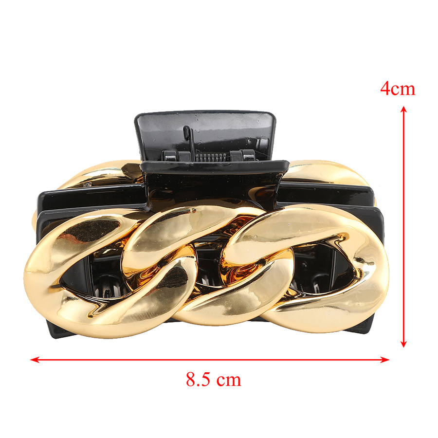 Kẹp Tóc Kim Loại Mạ Vàng Phong Cách Hàn Quốc Cho Nữ