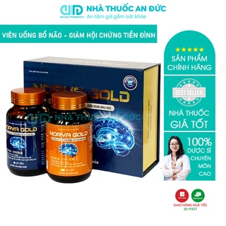 Viên Uống Bổ Não, Hỗ Trợ Tuần Hoàn Não, Giảm Đau Đầu, Chóng Mặt Norva Pháp – Nhà thuốc An Đức