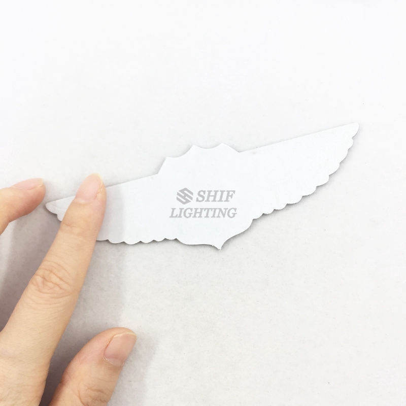 Logo trang trí xe ô tô bằng nhôm hình biểu tượng robot