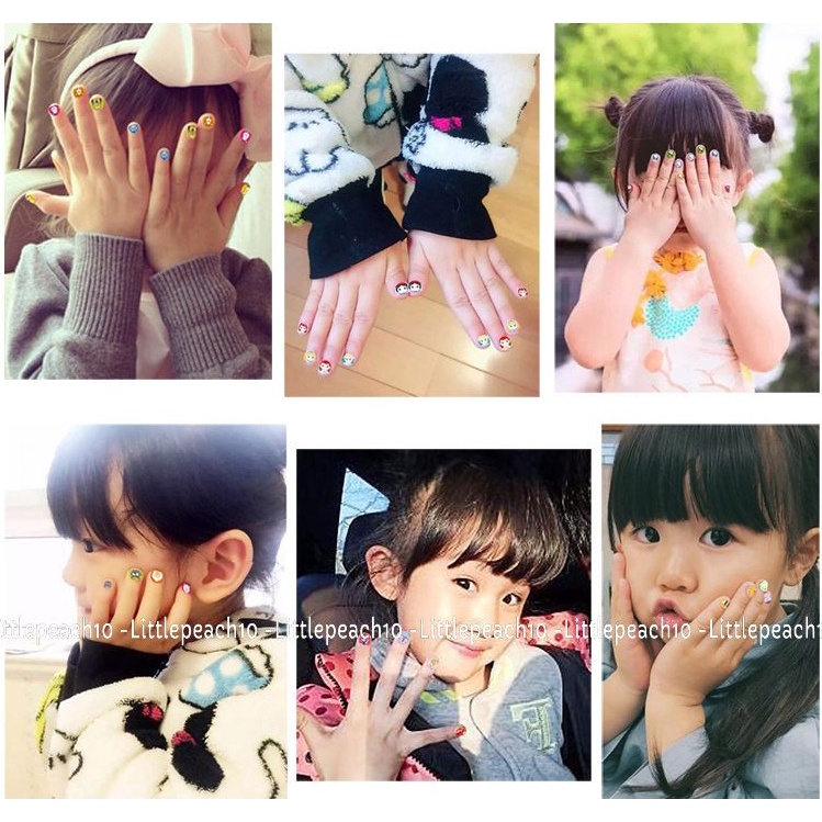 Nail Sticker Disney,Sticker dán móng tay đủ hình Frozen Princess Toy Pony Minnie Kitty cho bé