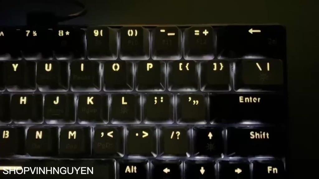 Bàn phím cơ ZA646 64 phím có HOTSWAP Switch RED led nền đơn màu trắng cáp rời Type C kích thước nhỏ gọn tiện dụng | BigBuy360 - bigbuy360.vn