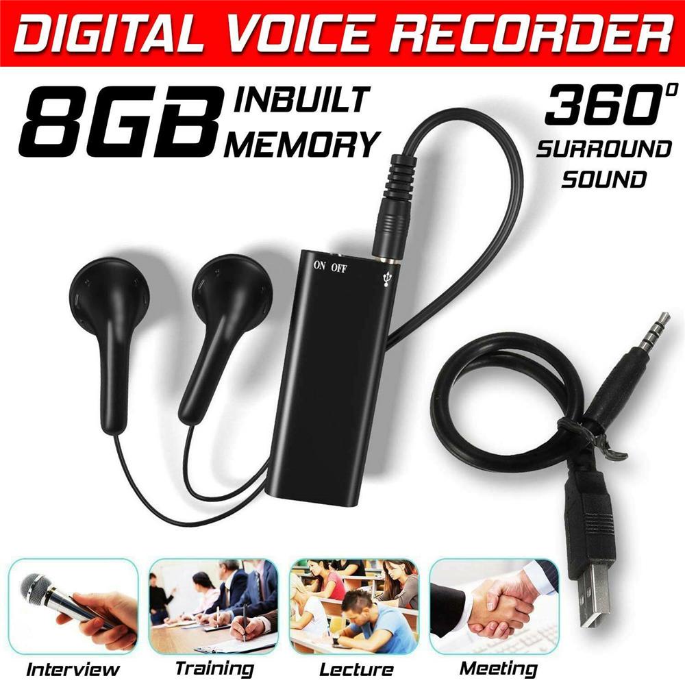 AUGUSTINA Máy Ghi Âm Lén Bằng Giọng Nói Chuyên Dụng