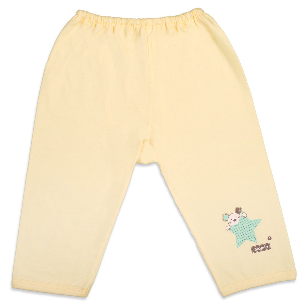 Quần Sơ Sinh Dài MIOMIO, Họa Tiết: Gấu Mây, Ngôi Sao, Trơn Cho Bé Trai Bé Gái , Vải Cotton