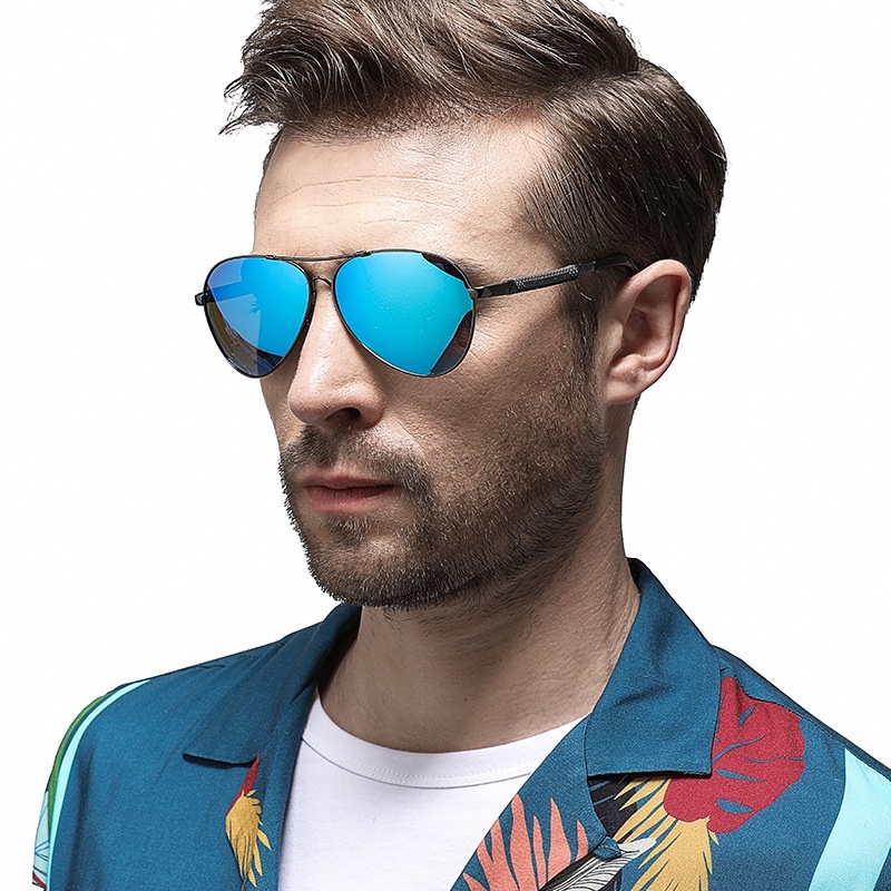 JN IMPRESSION  Kính râm phân cực nam dành cho người lái xe ô tô Kính nhìn ban đêm Chống lóa Gương phân cực chống bụi cho người đi xe đạp Kính râm lái xe