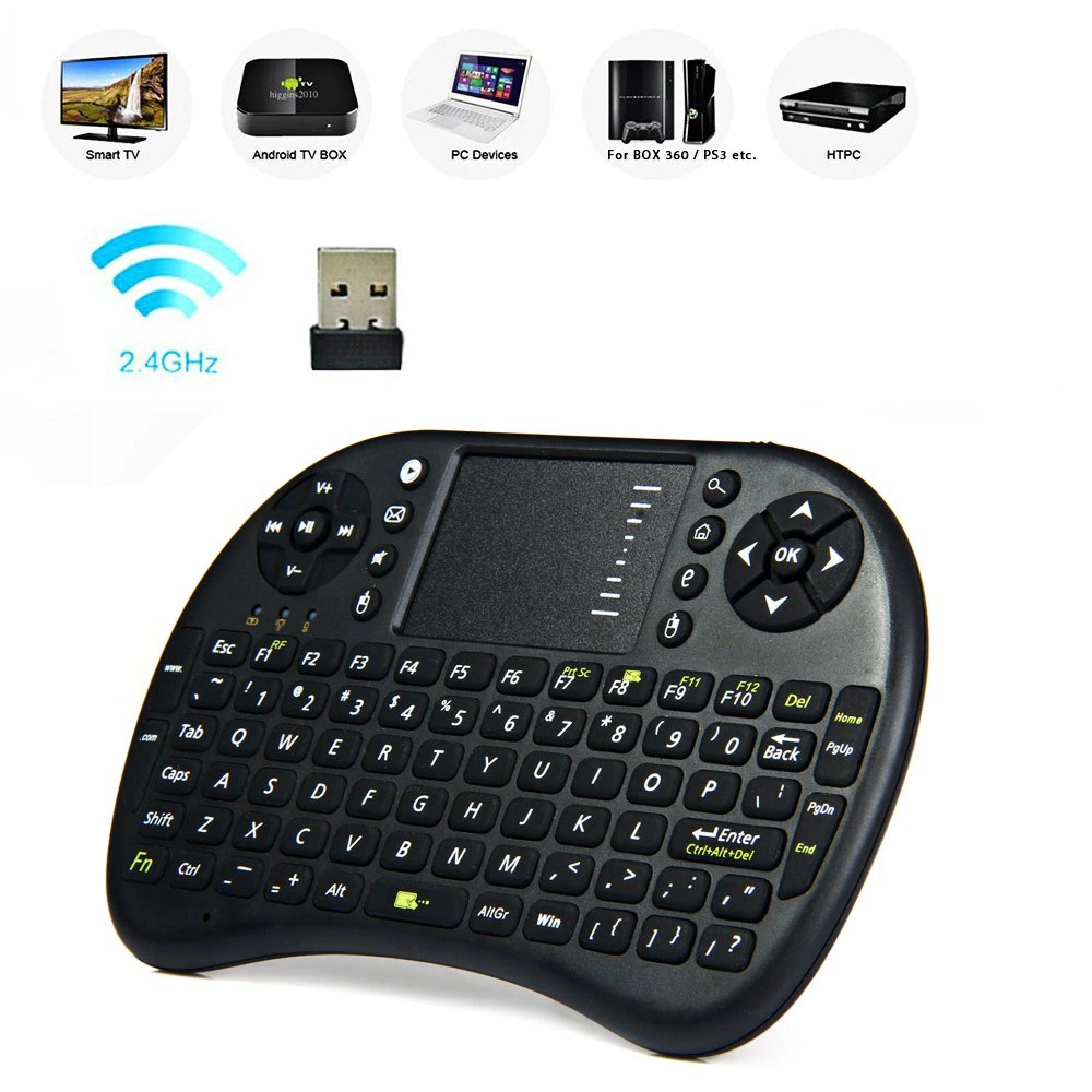Bàn phím kiêm chuột không dây sử dụng pin rời UKB 500 - RF Mini Keyboard
