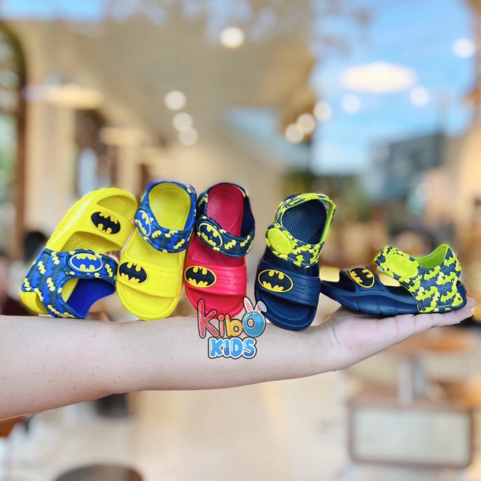 Sandal Xốp Mẫu MỚi 2022 Cho Bé Trai Siêu Nhẹ Siêu Bền Hoạ Tiết Batman Mã BT238