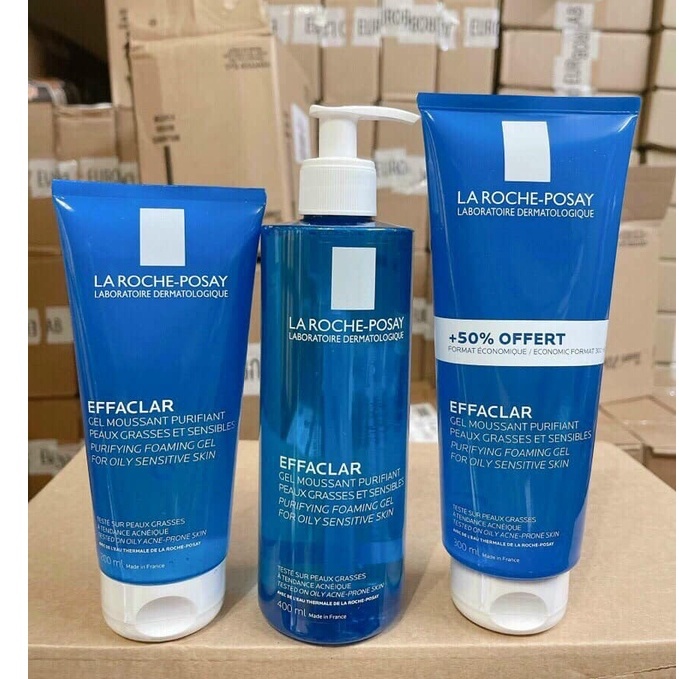 Sữa rửa mặt cho da dầu mụn, nhạy cảm La Roche - Posay Effaclar - Fidi Beauty