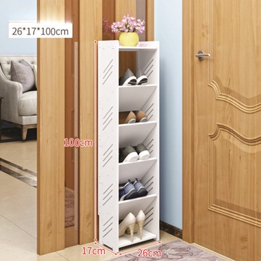 Giá kệ đựng giày dép lắp ráp thông minh vật liệu gỗ nhựa pitech cao cấp chống nước tuyệt đối, không cong vênh, ẩm mốc