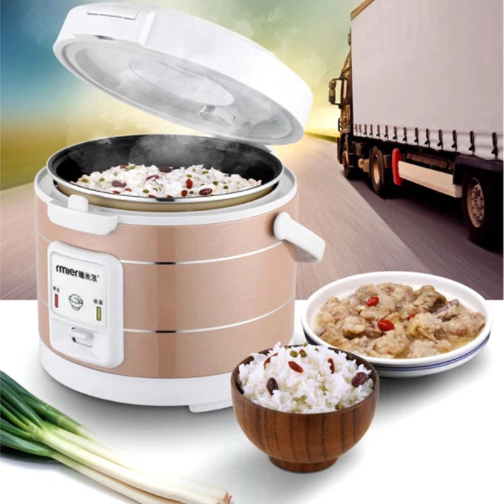 Nồi Cơm Điện Mini Sử Dụng Trên Xe Tải 24V