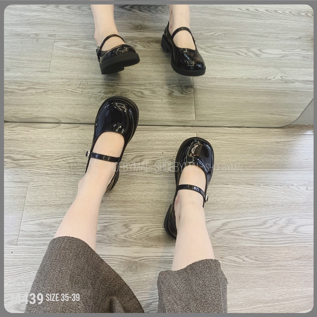 Giày búp bê nữ quai ngang cá tính M439 SHOEBYMAI
