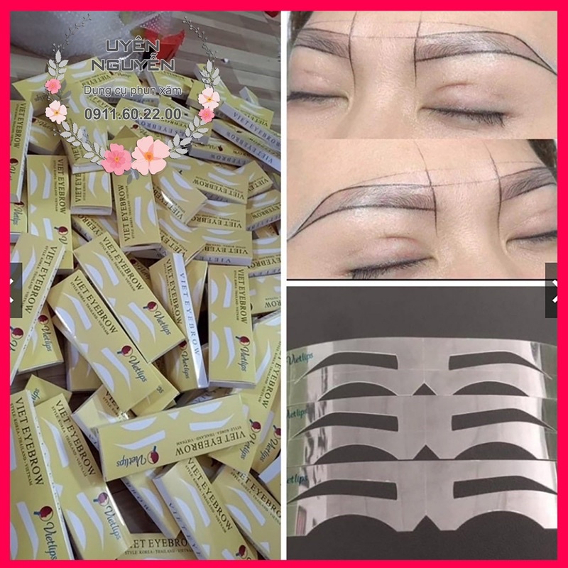 Khuôn mày Vietlips 5 dáng