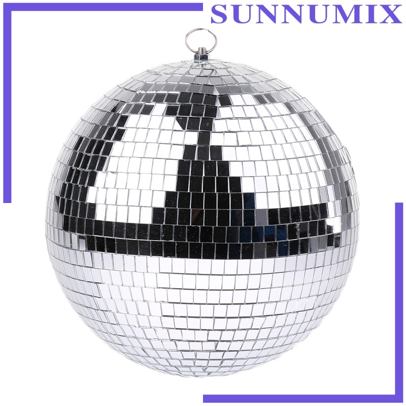 Đèn disco trang trí hình quả cầu tráng gương 15cm