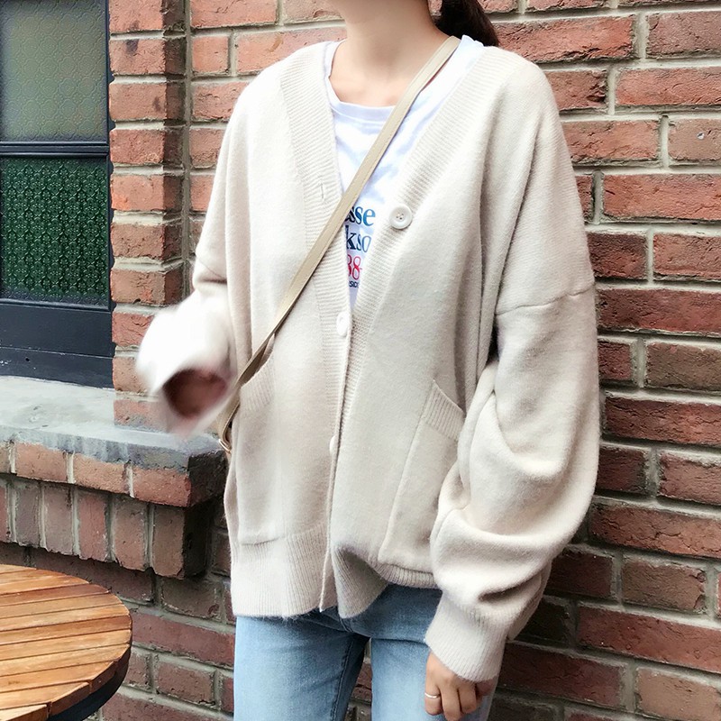 [Video] Áo len Cardigan Nữ Dáng Rộng Cực Mềm Mịn Quảng Châu cao cấp | BigBuy360 - bigbuy360.vn