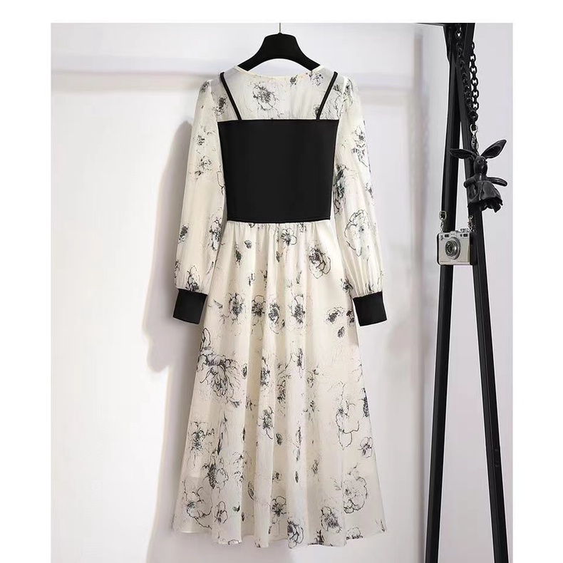 Đầm Lưng Cao Giả Hai Lớp Mẫu Mới 2022