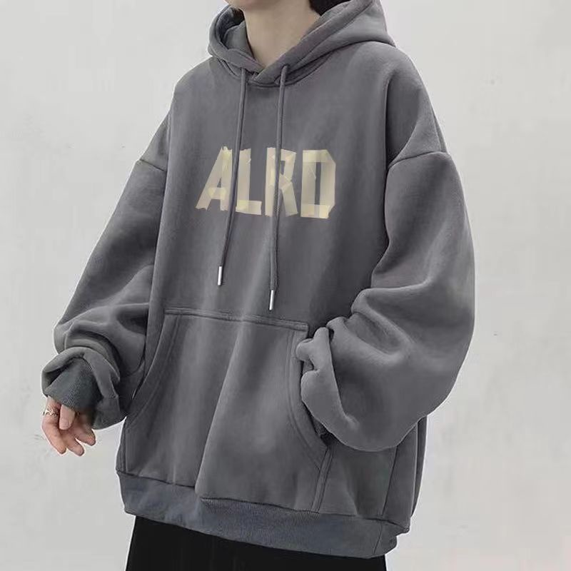 【M-5XL】 Bốn màu Áo Hoodie Dáng Rộng In Họa Tiết Đơn Giản Thời Trang Dành Cho Nam Giới hoodie nam áo hdie phong cách hàn quốc Cỡ lớn áo hoodie nỉ bông