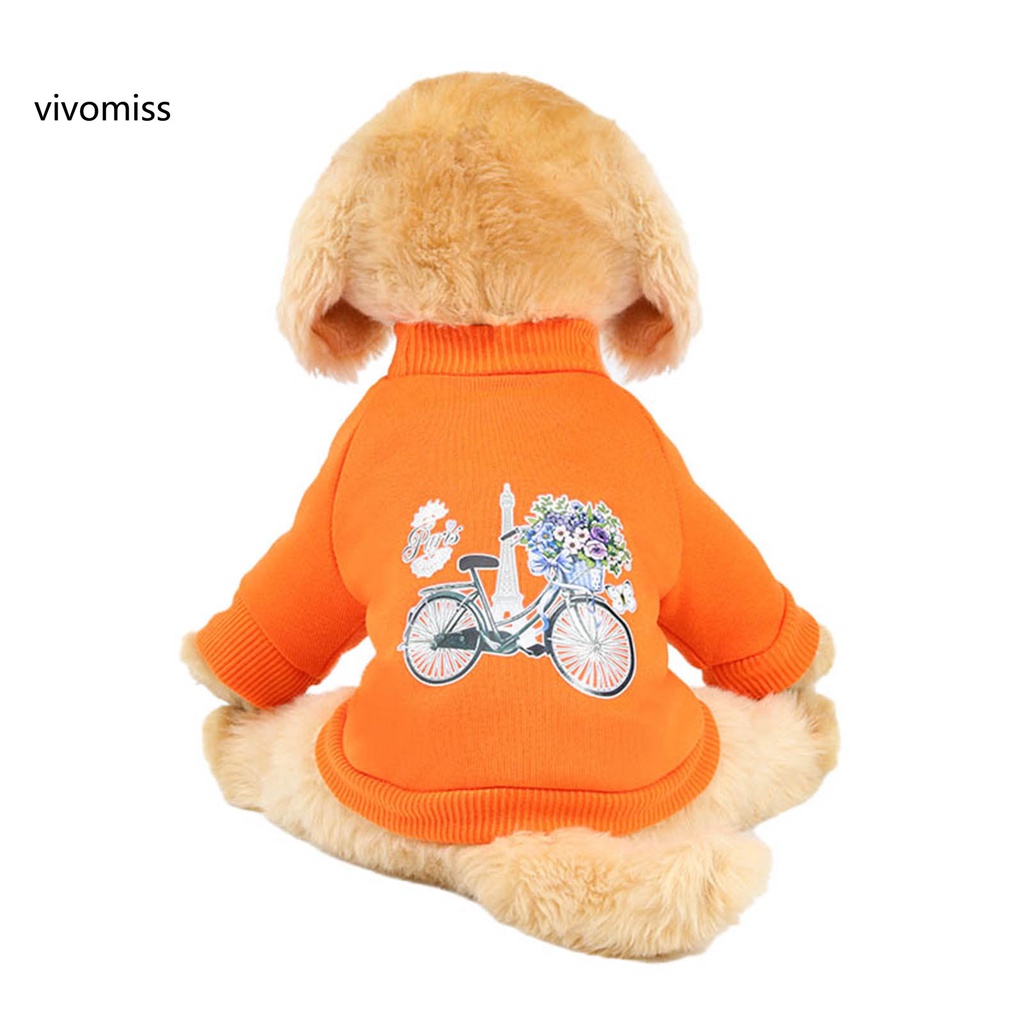 Áo sweatshirt thú cưng tay dài thoáng khí giữ ấm mùa thu