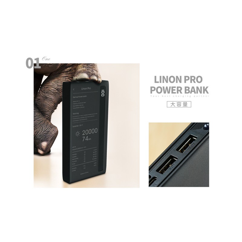 Sạc dự phòng Remax Linon RPP-73 20.000mAh