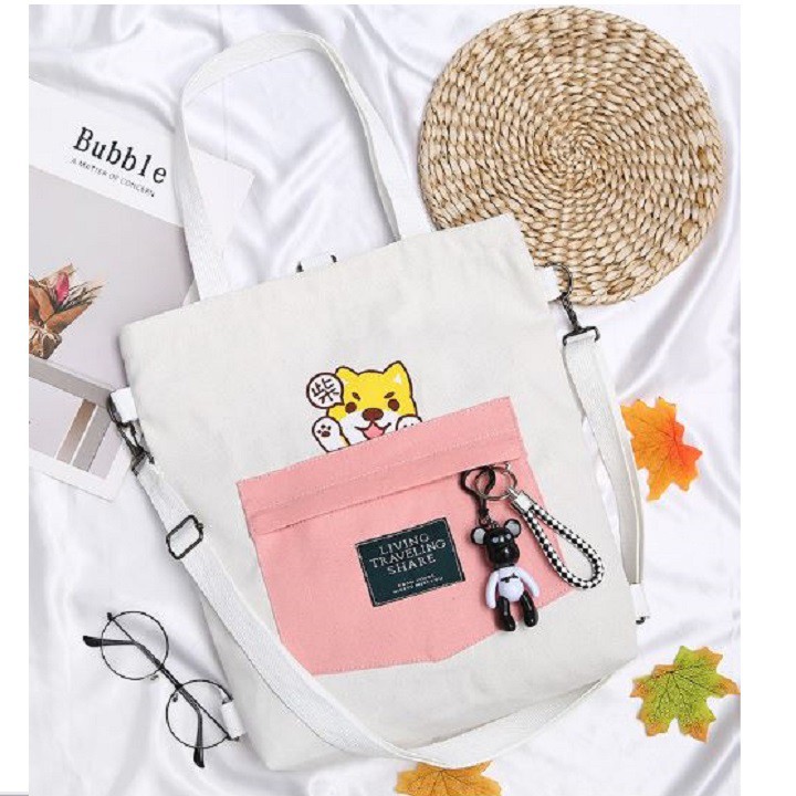 TÚI TOTE CHÓ CON XINH XẮN