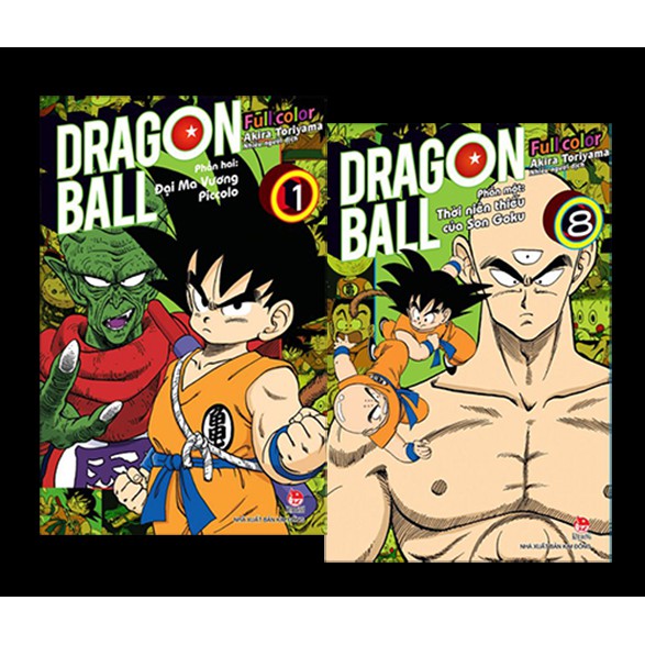 Combo Phần 1 - Dragon Ball Full Color ( Tập 1 - Tập 8 ) - Nxb Kim Đồng
