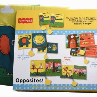 [ĐỒ_CHƠI_GIÁ_RẺ] Sách vải opposites đối lập