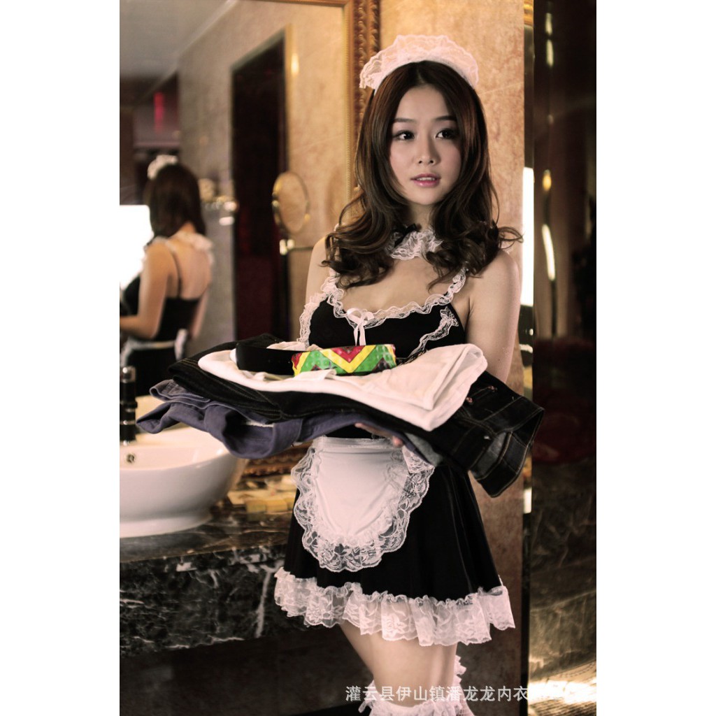 BỘ QUẦN ÁO VÁY NGỦ NỮ COSPLAY HẦU GÁI SEXY CÁM DỖ SIÊU ĐÁNG YÊU PON.WOMENS | BigBuy360 - bigbuy360.vn