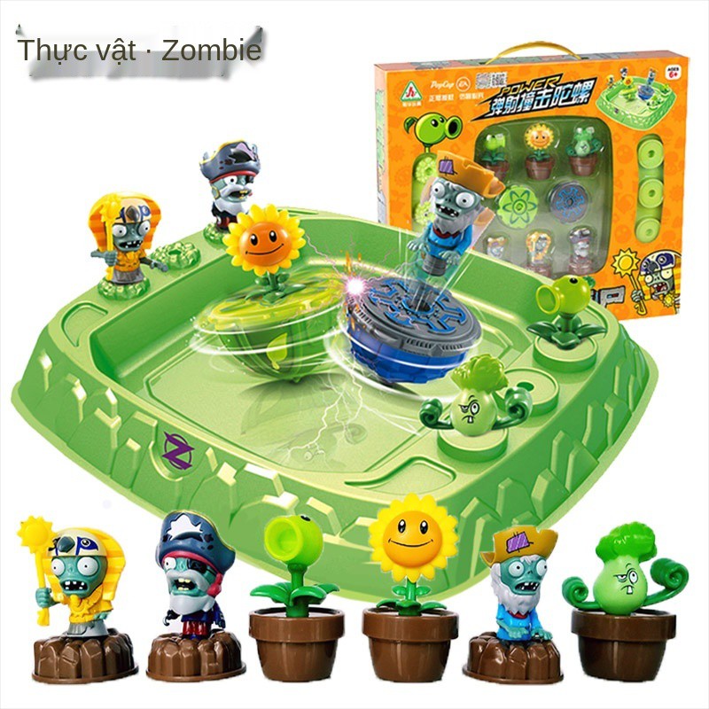 Plants vs. Zombies Đồ chơi thế hệ thứ 2 tác động ngọn quay phóng ma thuật chống lại con quay của cuộn chiến đấu con trai