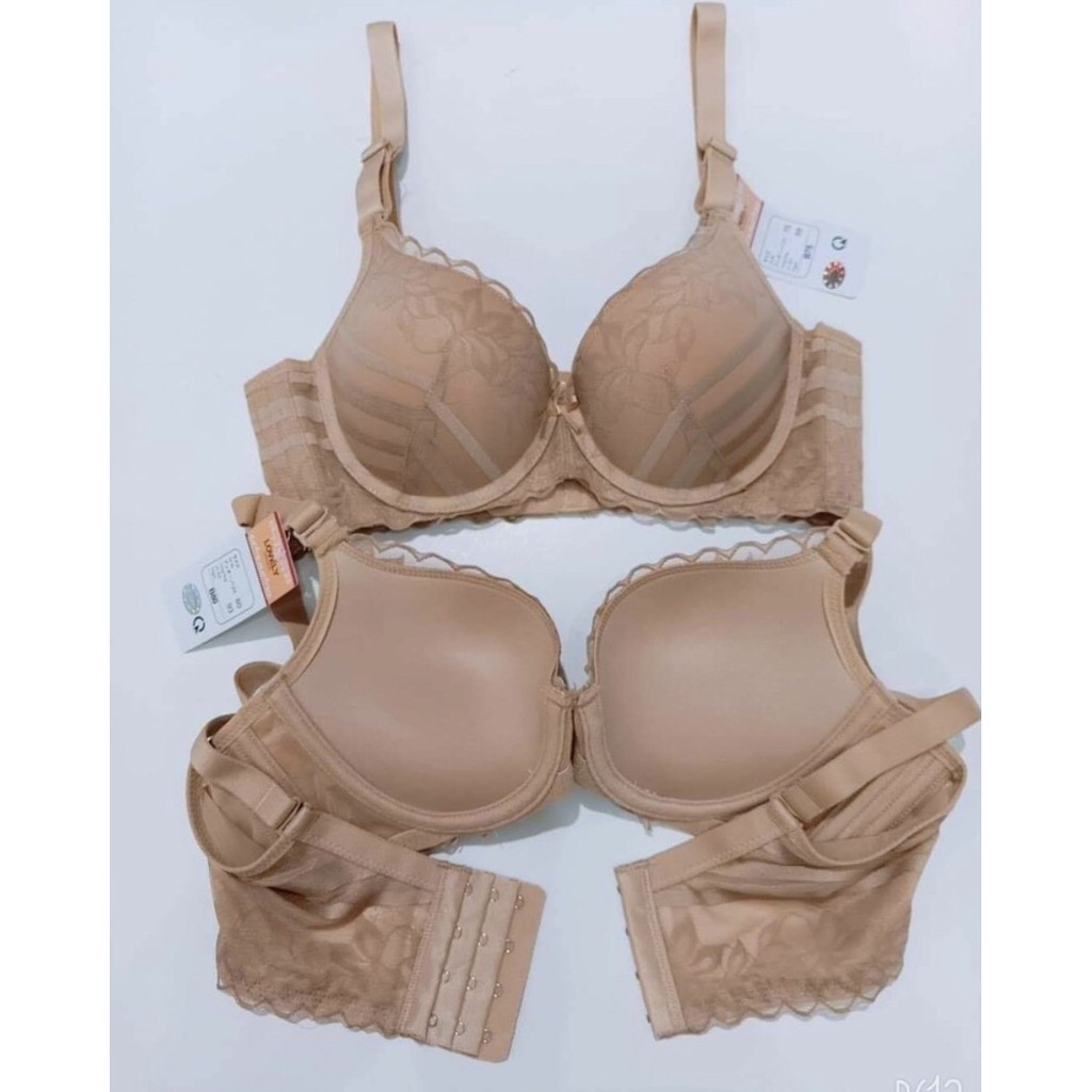 Áo Ngực Nữ Cotton Ren Đệm Vừa 3cm Lovely Dây Lưng Bản To 4 Móc Cài Sau Hieu Store24h - 1130