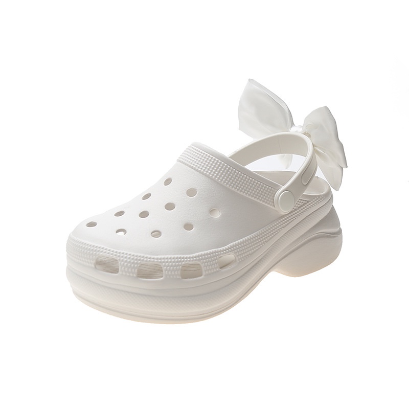Sục y tá đế dày 7cm, Dép cross siêu nhẹ chống trượt, đi mưa, chống trơn
