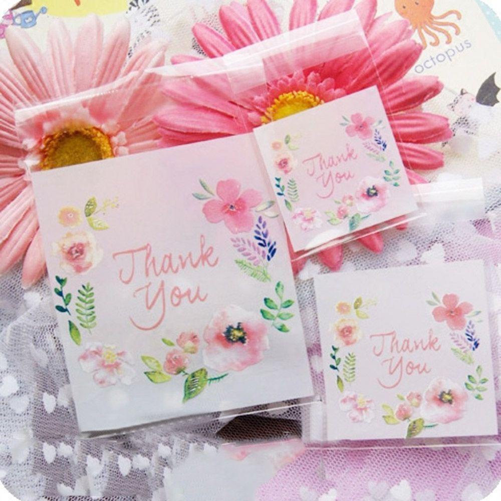 Set 100 Túi Nhựa Đựng Kẹo 4 Kích Cỡ Tiện Dụng