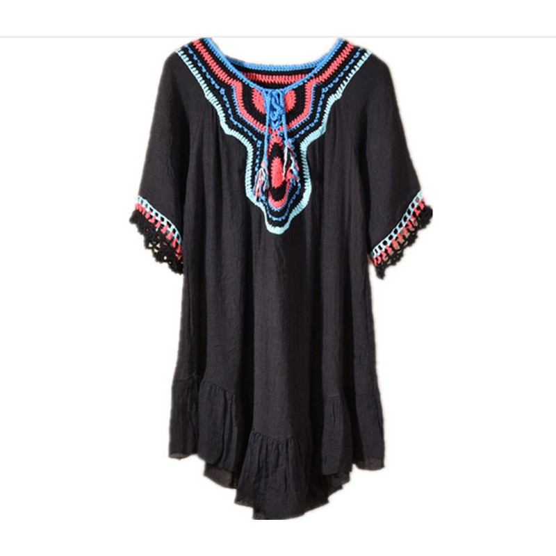 Áo kimono áo lưới mỏng đi biển thổ cẩm siêu đẹp | BigBuy360 - bigbuy360.vn